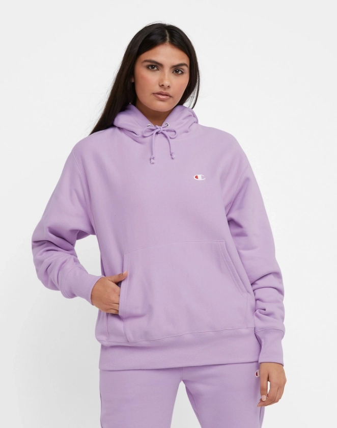 Reverse Weave Oversized Hoodie, C logo