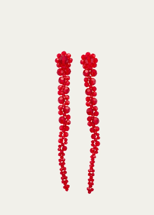 Simone Rocha Crystal Drip Earrings