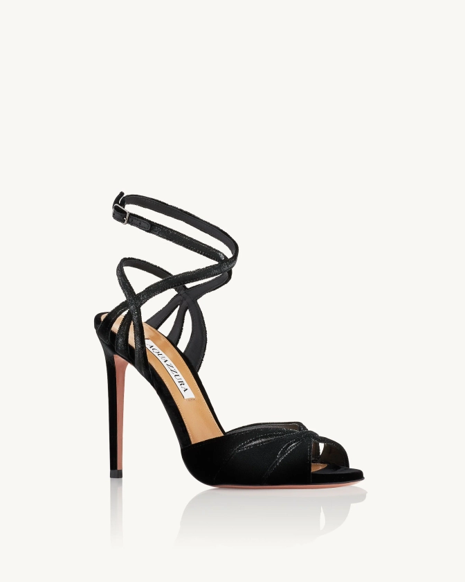 Moves Sandal 105 noir Aquazzura@ Official