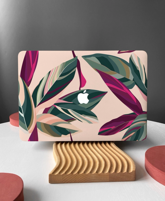 Coque rigide feuilles tropicales pour MacBook Air 13 Macbook Pro 13 16 15 Air 13 ordinateur portable 12 pouces M2 Air A2681 A2338