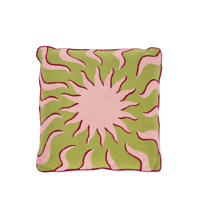 Embroidered Sunshine Cushion | Homeware | Anna + Nina