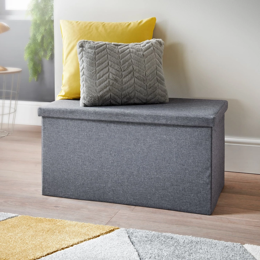 Grey Coffee Table Ottoman