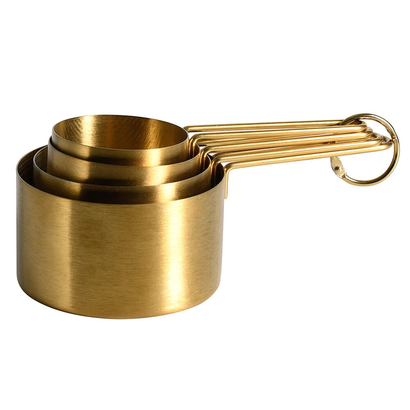 Gold Measuring Cups 4 Piece | ProCook