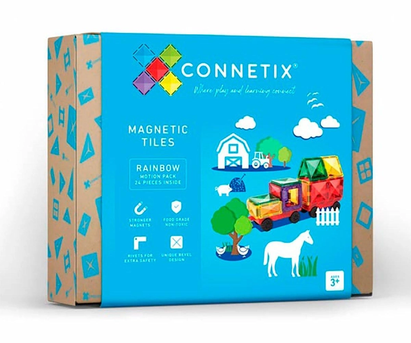 Pack de 24 pièces Connetix Motion