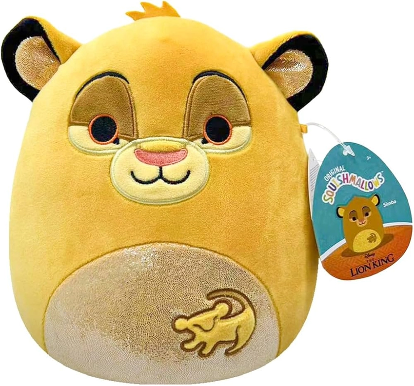 SQUISHMALLOWS Originaux Disney Peluches 20 cm Simba, Multicouleur