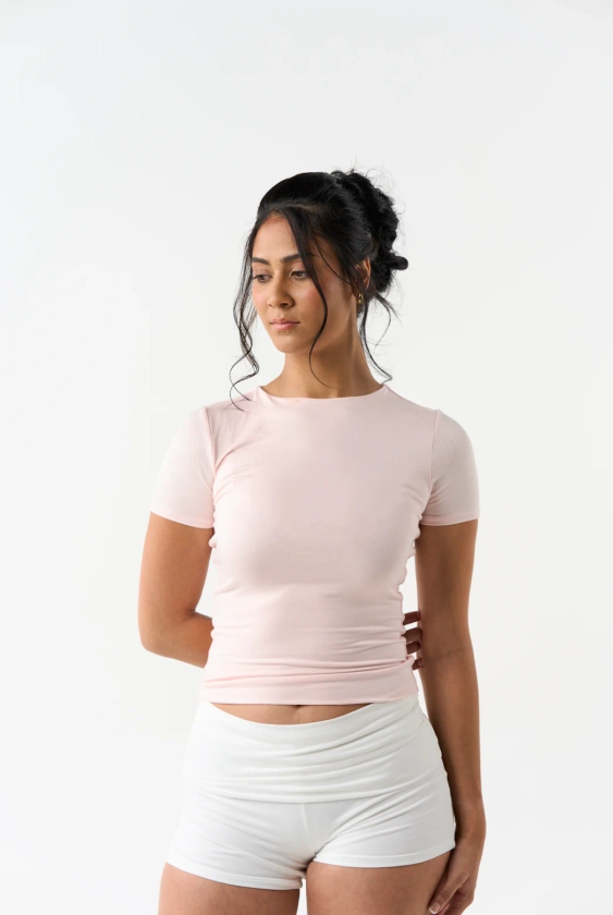 Faye top (pink marshmallow)