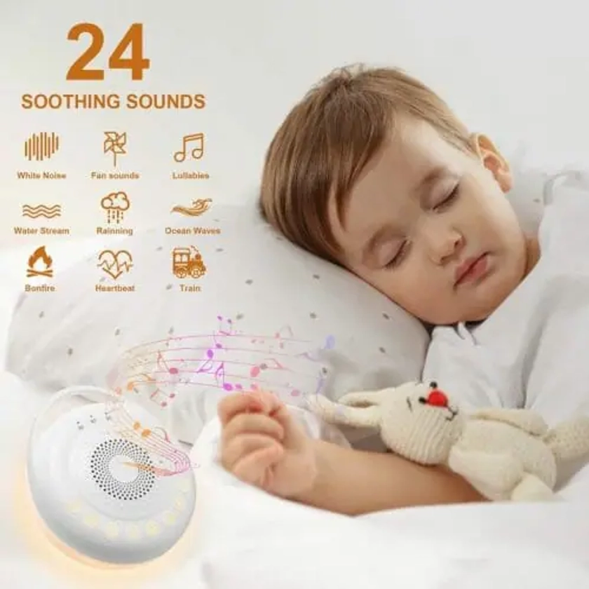 Sleepytot Sleep Portable White Noise Sound Machine & Nightlight