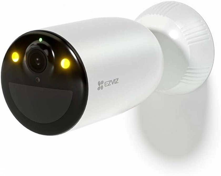 EZVIZ CB3 Caméra Surveillance WiFi Extérieure sans Fil 1080P avec Batteries Rechargeable 5200mAh, Détection de Forme Humain, Vision Nocturne en Couleur, Audio Bidirectionnel, Défense Active, IP66