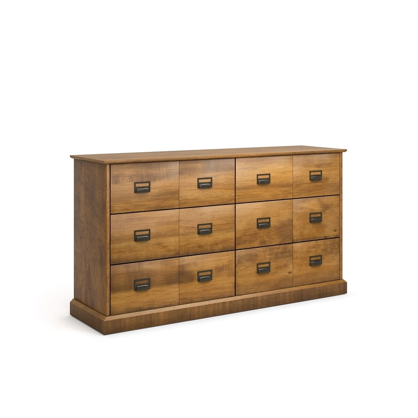 Lindley Solid Pine Chest of 6 Drawers