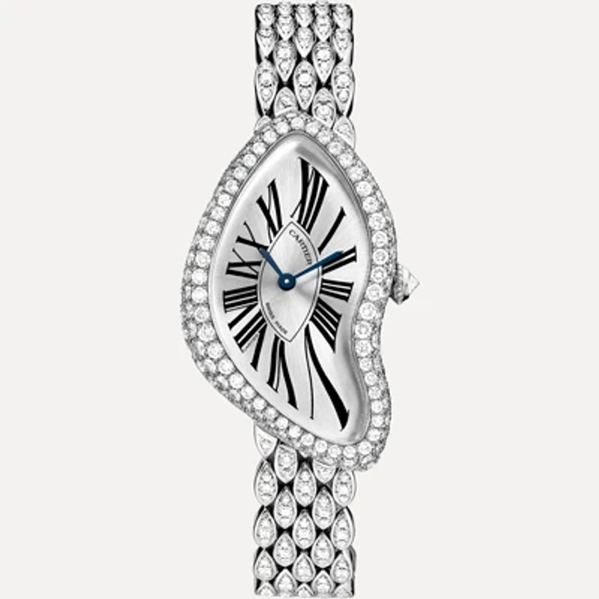 CRHPI00654 - Crash watch - White gold, diamonds - Cartier