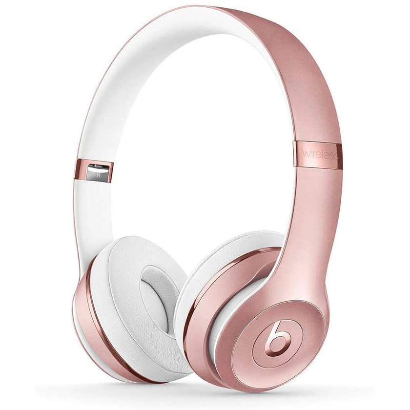 Beats Solo 3 Noise cancelling Headphone Bluetooth with microphone - Rose Gold | Back Market