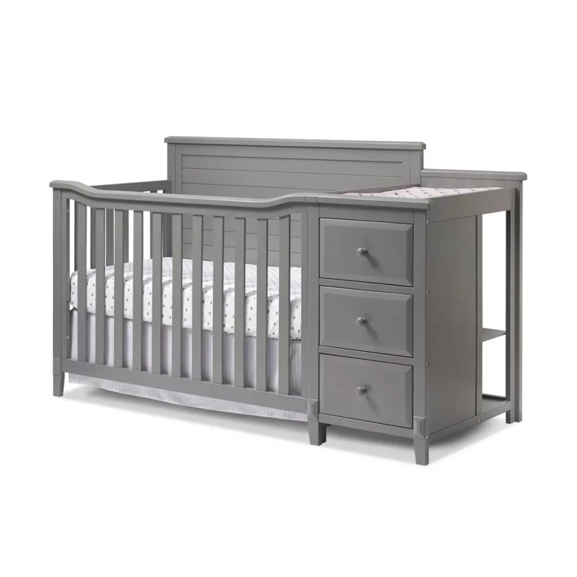 Sorelle Furniture Berkley 4-in-1 Crib and Changer Panel Crib