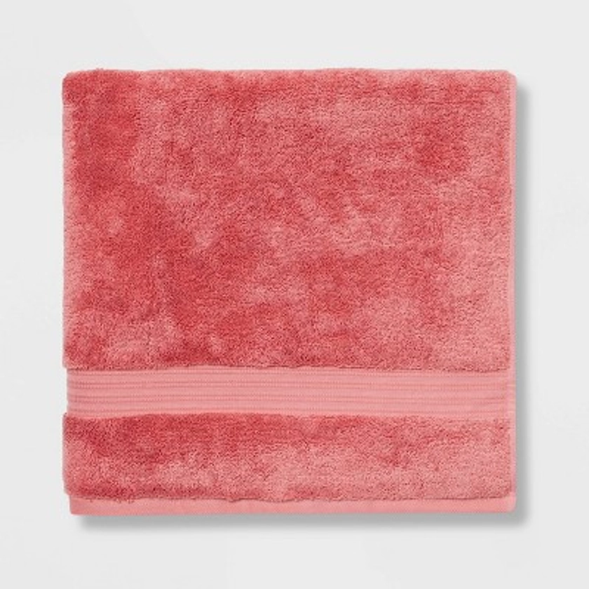 Total Fresh Antimicrobial Oversized Bath Towel Rose Pink - Threshold™