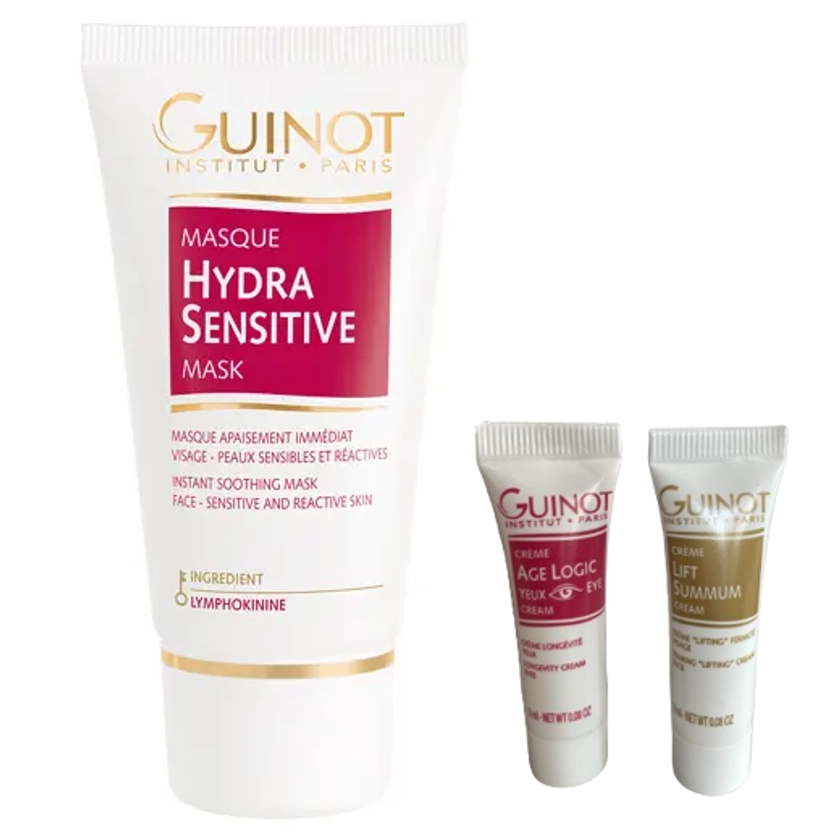 GUINOT - Masque Hydra Sensitive - 50ml + 2 Crèmes GUINOT OFFERTES