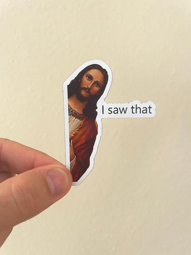 Jesus I Saw That Magnet Funny Magnets Gifts Magnets for Fridge Magnets for Car Funny Magnet - Etsy