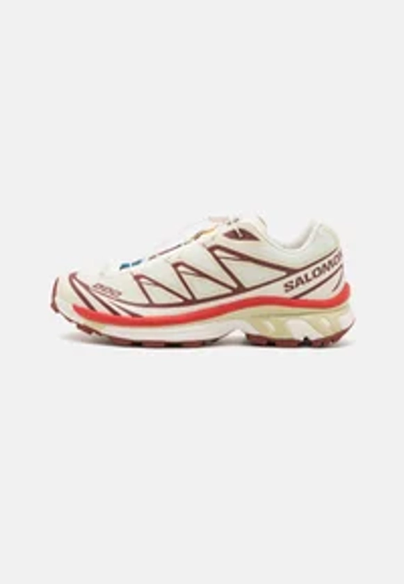 Salomon XT-6 UNISEX - Baskets basses - vanilla ice/green haze/fired brick/beige - ZALANDO.FR