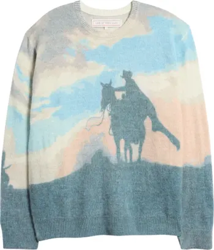 ONE OF THESE DAYS Stayed Away Graphic Crewneck Sweater | Nordstrom