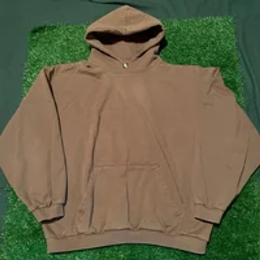 Yeezy YZY X Gap Brown Hoodie Pullover Kanye West Size XL