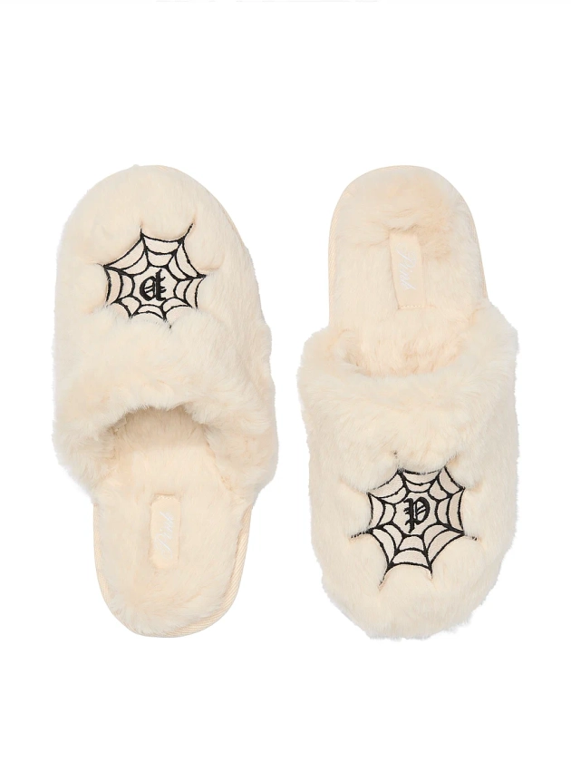 Buy Faux Fur Closed-Toe Slippers - Order Slippers online 5000010001 - PINK US