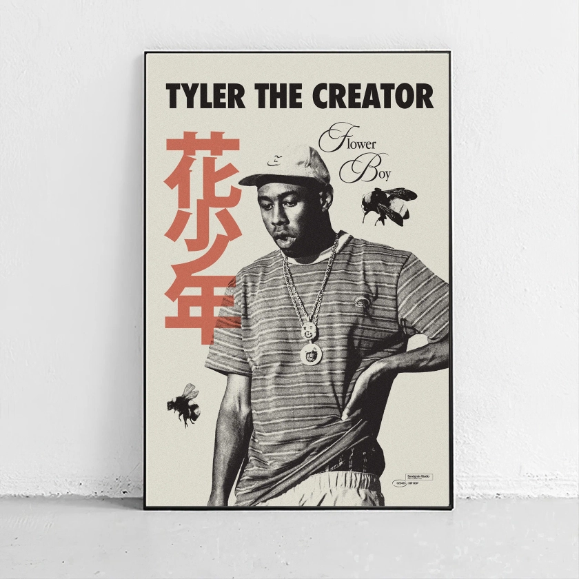 Tyler the Creator Flower Boy Midcentury Modern Art Print