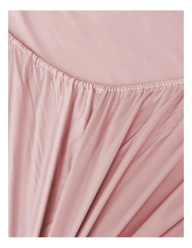 Bamboo Sheet Set in Blush Pink