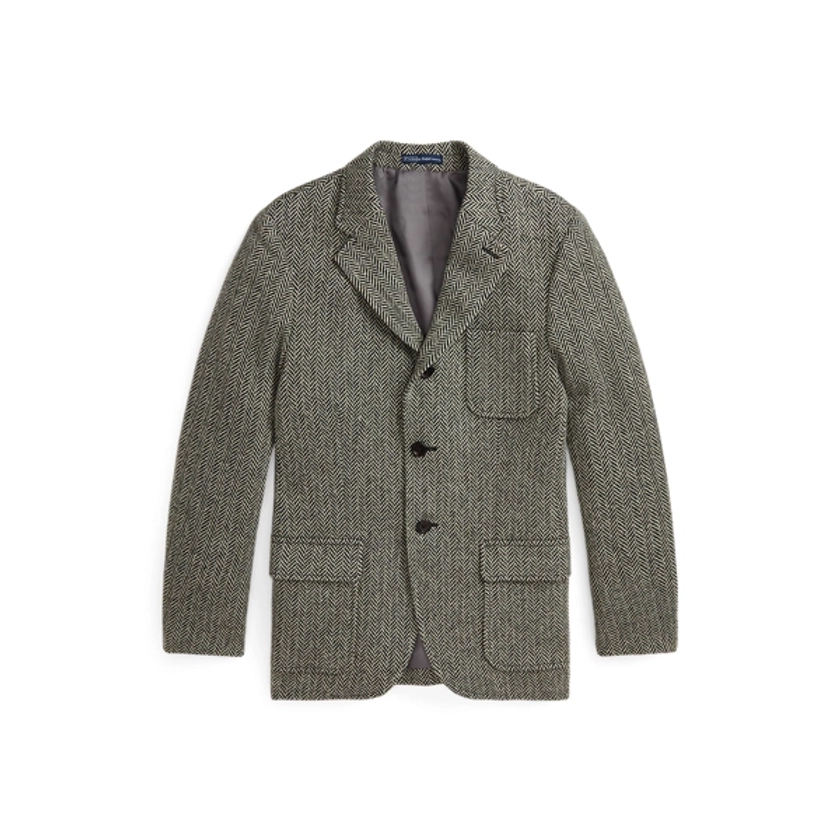 Blazer à chevrons en laine mélangée pour garçons | Ralph Lauren® BE