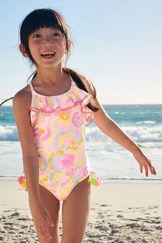 Buy Pink Frill Swimsuit (3mths-16yrs) from the Next UK online shop