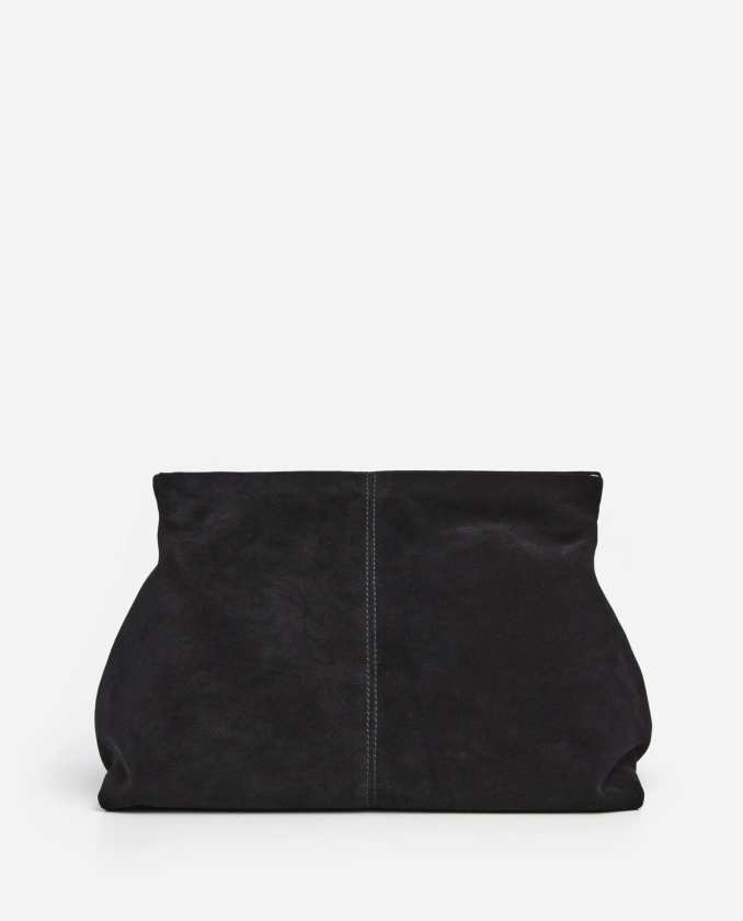 Clay Clutch Suede Black