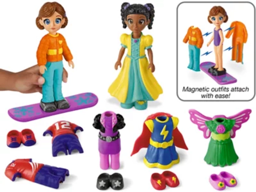 Magnetic Dress & Play Dolls