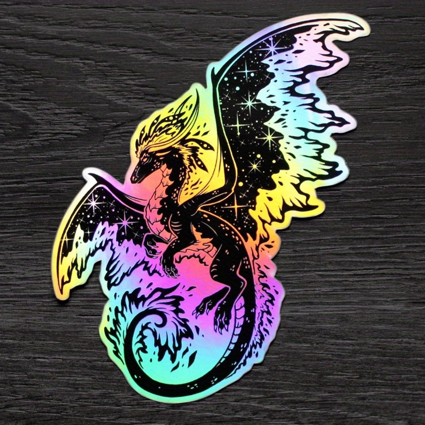 Space Dragon Vinyl Decal Windows - Temu