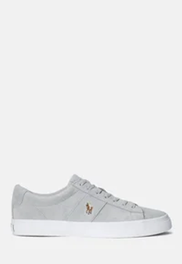 Polo Ralph Lauren SAYER SUEDE SNEAKER - Joggesko - channel grey/grå - Zalando.no