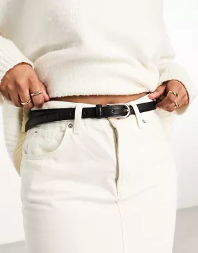 ASOS DESIGN skinny waist and hip jeans belt