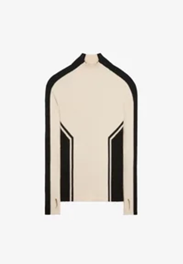 OYSHO TEXTURED - Pullover - multi coloured/beige - ZALANDO.FR