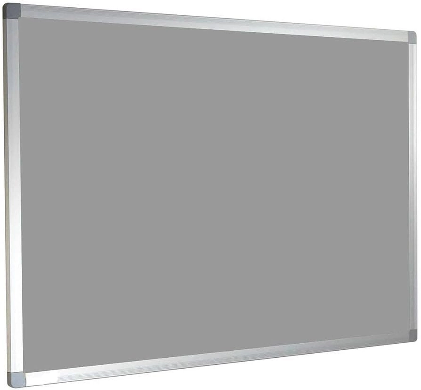 Viz-Pro Grey Felt Pin Board 900X600mm