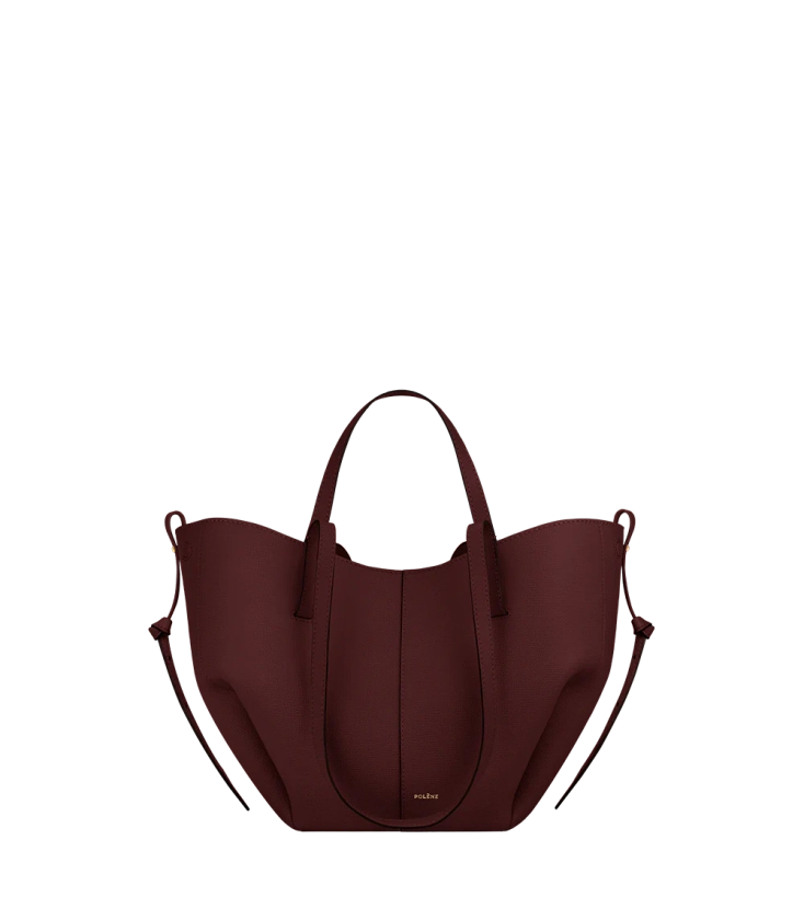 Polène | Sac - Cyme Mini - Cerise Noire Grainé