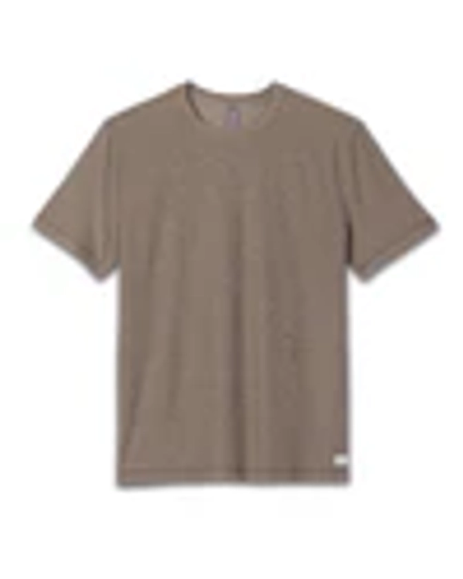 Strato Tech Tee | Heather Grey Men's Tech Shirt | Vuori