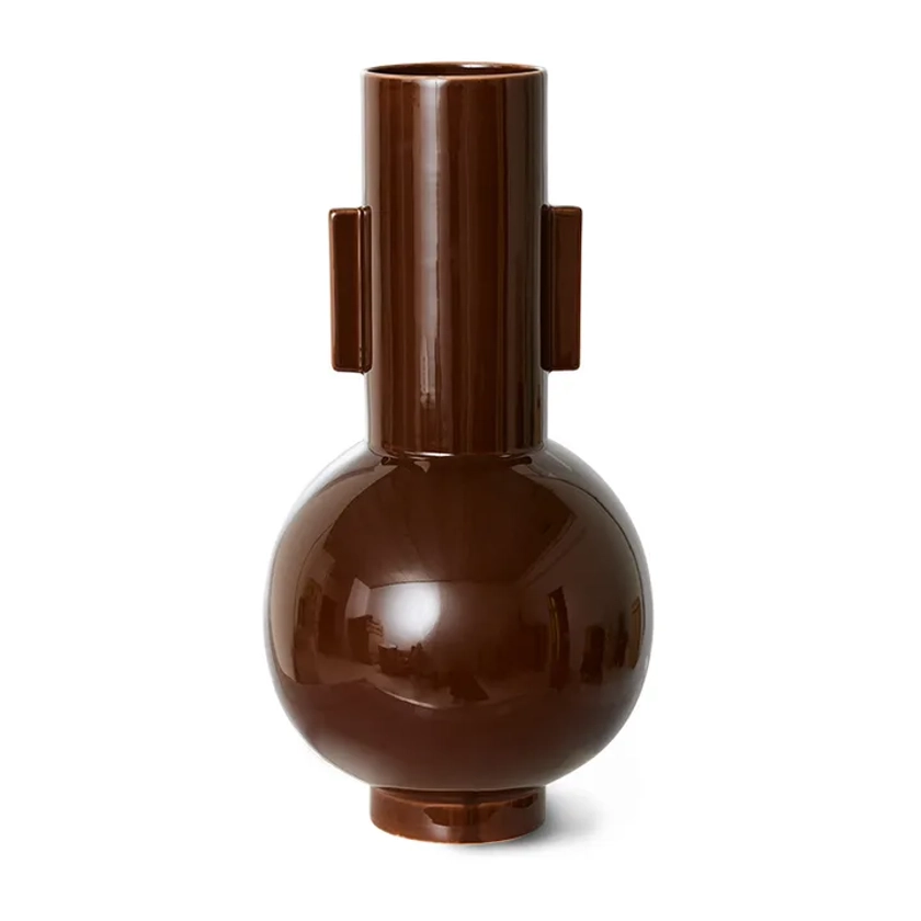 Vase Ceramic large 42,5, Espresso