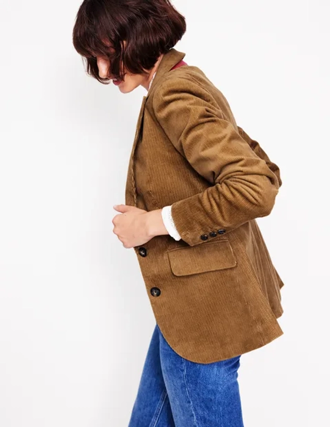 Marylebone Cord Blazer - Camel | Boden US