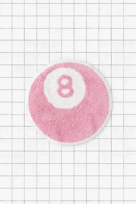 Pink 8 Ball 2x2 Rug