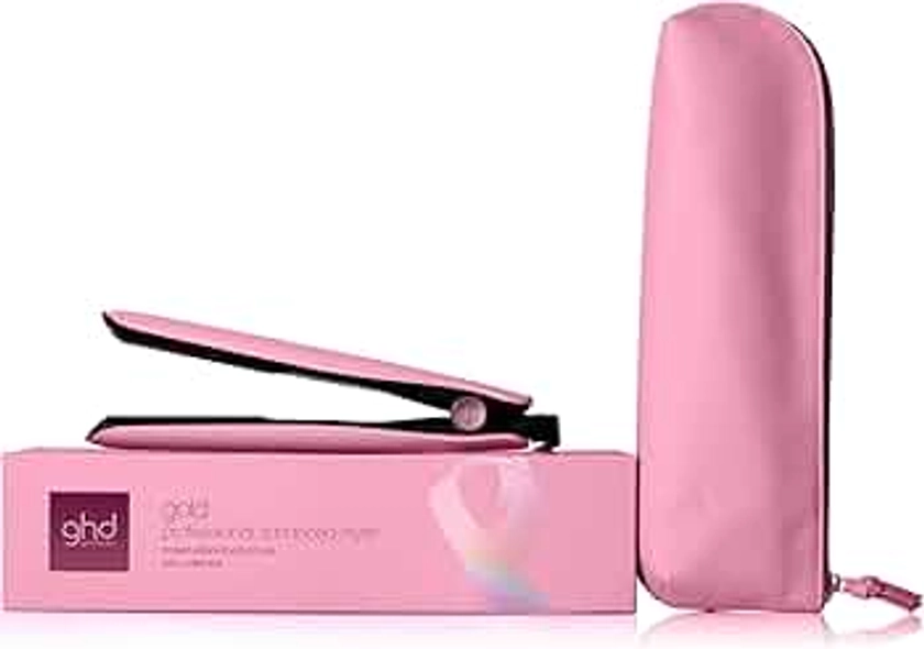 GHD - Styler Gold - Lisseur Cheveux Professionnel (Rose Pastel) - Collection Pink. Lisseur Boucleur. Coiffage rapide, 65% Brillance en plus, Cheveux lisses et doux - Tous Types Cheveux