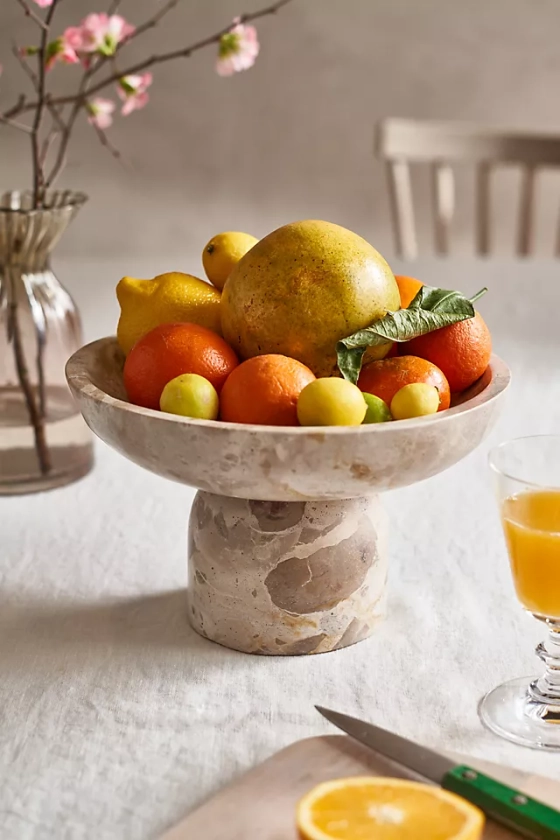 Butterscotch Marble Fruit Bowl