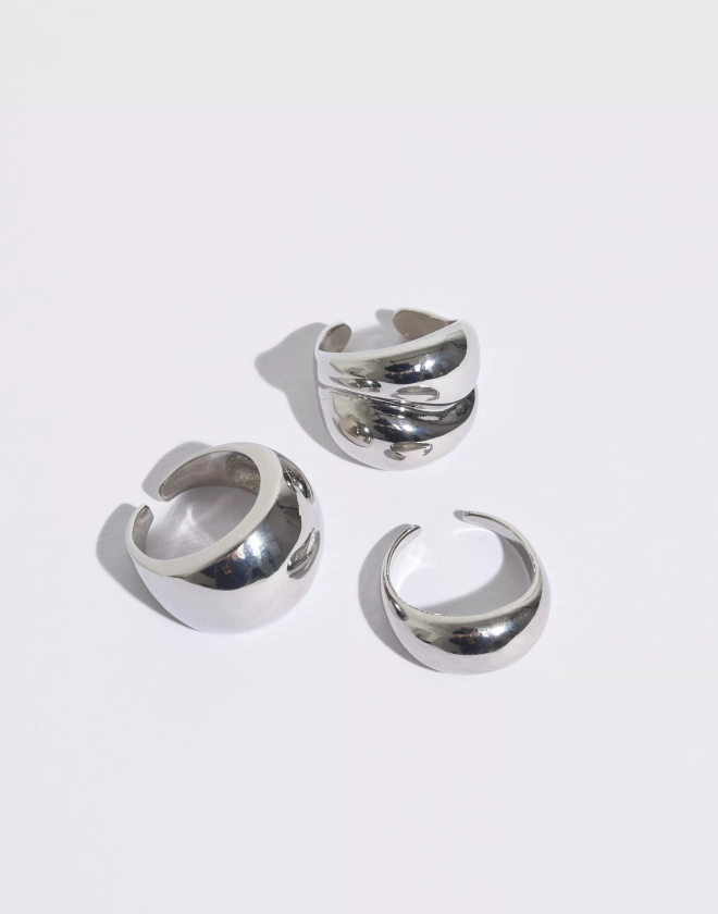 Chunky Ring Set