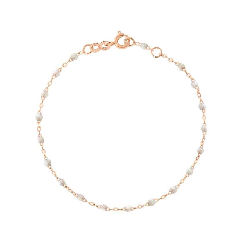 Bracelet opale Classique Gigi, or rose, 17 cm