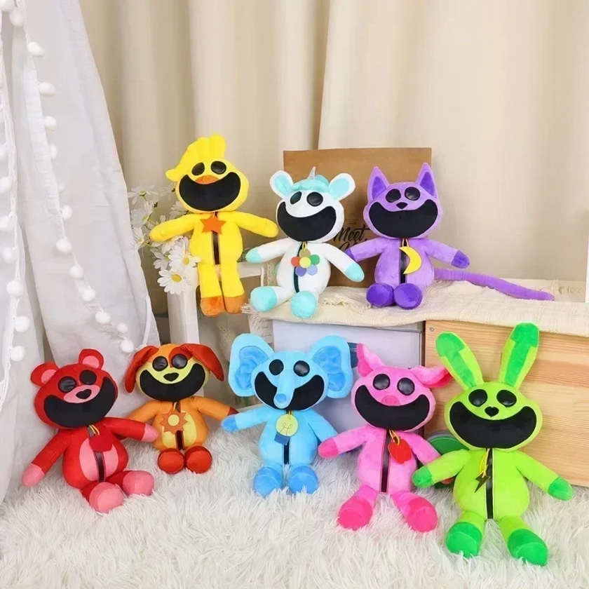 8.11US $ 31% OFF|Smiling Critters Horror Plush Doll Game Smiling Critters 30cm Plushie Toy Model Poppy Playtime Terrifying Smiling Doll Kid Gift| | - AliExpress