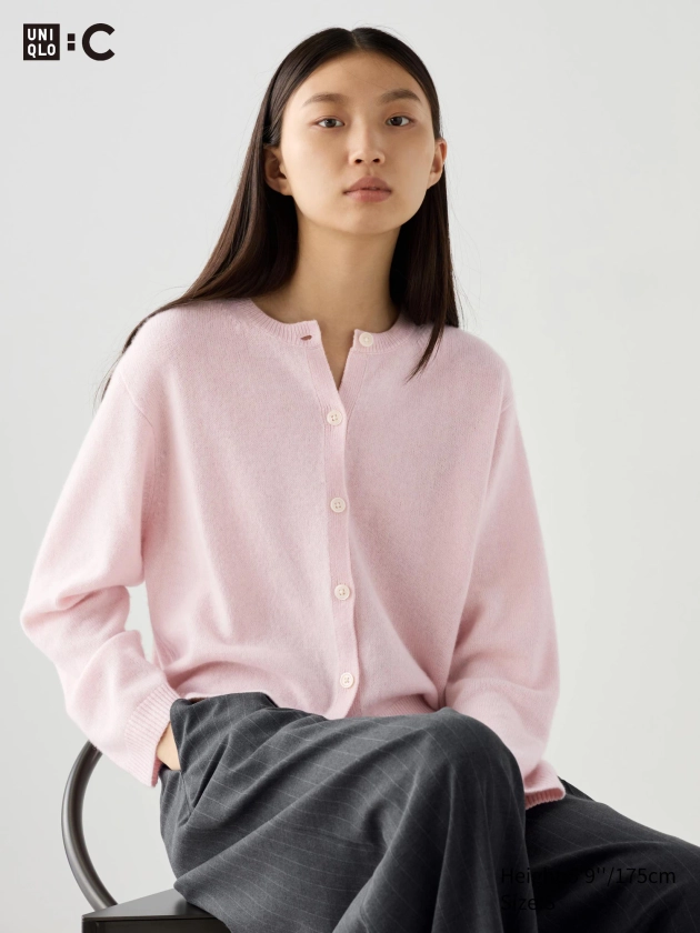 Cardigan Court en Cachemire pour Femme | UNIQLO FR