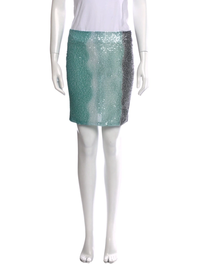 Sequin Embellishments Mini Skirt