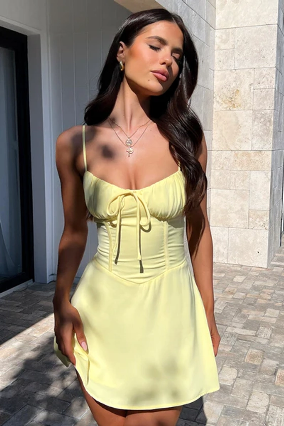 Magdalena Dress - Yellow