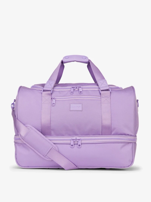 Stevyn Duffel Bag with Shoe Compartment in Orchid