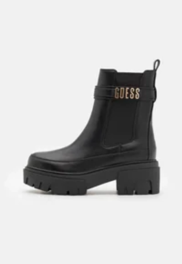 Guess YELMA - Bottines à plateau - black/noir - ZALANDO.FR