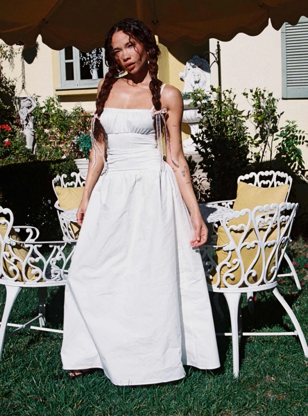 Naria Maxi Dress White